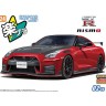 Aoshima 65945 R35 NISSAN GT-R NISMO Special edition 2022 Vibrant Red, SNAP KIT (сборка без клея) 1/24
