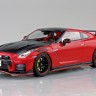 Aoshima 65945 R35 NISSAN GT-R NISMO Special edition 2022 Vibrant Red, SNAP KIT (сборка без клея) 1/24