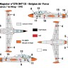 Miniwing Plastic MINI353 Fouga CM.170 MAGISTER / Belgian Air Force, 1 plastic kit, 1 decal version, BAGGED 1/144