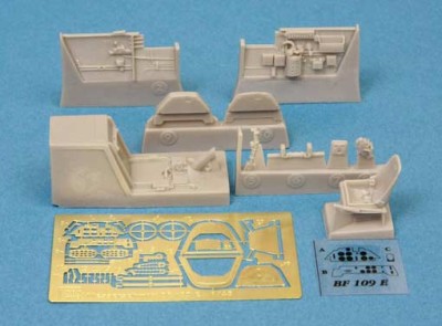 Sbs Model 48013 Bf-109E Cockpit set 1/48