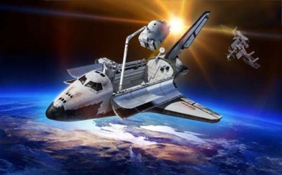 ARK 14402D &quot;Буран&quot; с декалью-имитацией жаростойкой спецплитки 1/144
