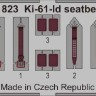 Eduard 49823 Ki-61-Id seatbelts STEEL 1/48