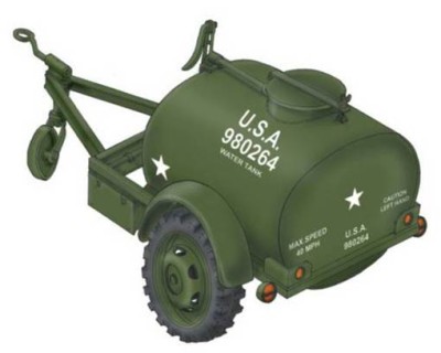 Planet Models MV7287 US Water Tank Trailer 'Ben Hur' WWII 1/72