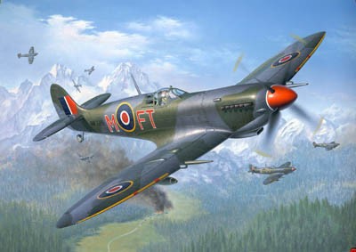 Revell 04554 Английский самолёт &quot;Spitfire Mk.IXC&quot; 1/48