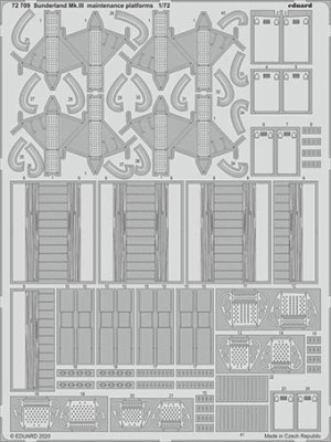 Eduard 72709 SET Sunderland Mk.III maintenance platforms (SP.H)