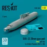 Reskit 32486 SUU-23 20mm gun pod (close gun bay) 1/32
