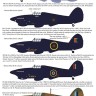 Aims AIMS48P040 PR Hawker Hurricane conversion for any kit (designed to be used with Airfix, Arma Hobby, Hasegawa and Revell kits)[Mk.I Mk.IIb Mk.IIc] 1/48