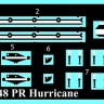 Aims AIMS48P040 PR Hawker Hurricane conversion for any kit (designed to be used with Airfix, Arma Hobby, Hasegawa and Revell kits)[Mk.I Mk.IIb Mk.IIc] 1/48