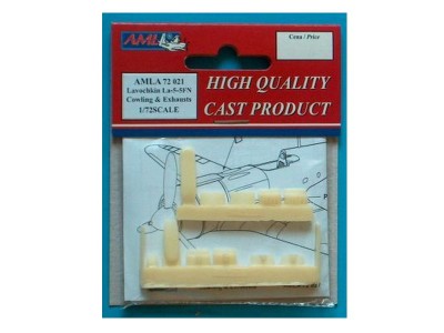 AML AMLA72021 Lavochkin La-5/La-5FN cowling&amp;exhausts 1/72