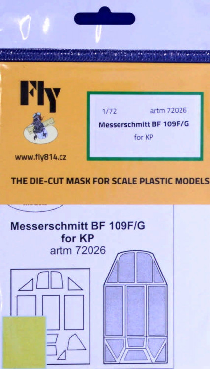 Fly model M7226 Masks for Messerschmitt Bf 109 F/G (KP) 1/72