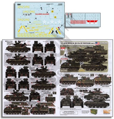 Echelon FD D356269 11 ACR M551s &amp; M113s in Vietnam (Part 3) 1/35