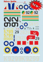 Print Scale 72-141 Fairey Battle Wet decal 1/72