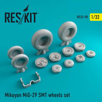 Reskit RS32-0090 Mikoyan MiG-29 SMT wheels set 1/32