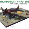 Miniart 48018 P-47D Bubbletop w/ Base&Accessories (BIG SET) 1/48