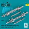 Reskit 32556 MBD3-U6-68 multiple bombs racks (2 pcs.) 1/32