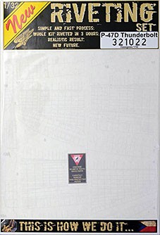 HGW 321022 P-47D Thunderbolt Riveting Set (HAS) 1/32