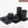 Mk1 Design MA-72014 SE McDonnell F-4A/F-4B/F-4C/F-4D/F-4N Phantom GE exhaust nozzle. Aftrer burner Set (opend) 1/72