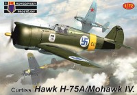 Kovozavody Prostejov 72420 Curtiss Hawk H-75A / Mohawk IV. (3x camo) 1/72