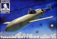 Brengun BRP72034 Yokosuka MXY-7 Ohka model 22 (plastic kit) 1/72