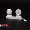 ЭВМ RS48088 И-16 колеса шасси поздний тип 1/48