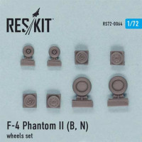 Reskit RS72-0064 F-4 Phantom II (B,N) wheels set (ACAD,HAS) 1/72