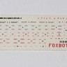 Foxbot Decals FBOT32023 Stencils for Missile R-60M (AA-8 Aphid) & APU-60 1/32