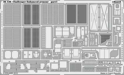 Eduard 36126 Challenger 2 Enhanced armour