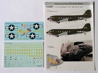 Foxbot Decals FBOT72021 Pin-Up Nose Art Douglas C-47 and Stencils, Part 5 1/72