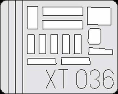 Eduard XT036 Leopard 2A5 periscope masks TAM