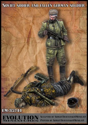 Evolution Miniatures 35244 Красноармеец и убитый эсэсовец (2 фиг.) 1/35