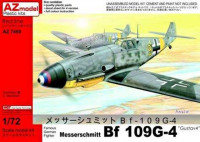 AZ Model 74069 Messerschmitt Bf 109G-4 (4x camo) 1/72