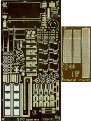 Part 35120 KV-1 model 1942 Trumpeter 1/35