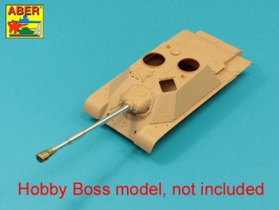 Aber 35 L-298 Armament for Soviet SU-122-54: 1x122 mm D-49 gun barrel, 1x14,5 mm KPVT (designed to be used with Hobby Boss and MiniArt kits) 1/35