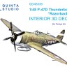 Quinta Studio QD48336 P-47D Thunderbolt Razorback (Tamiya) 3D Декаль интерьера кабины 1/48