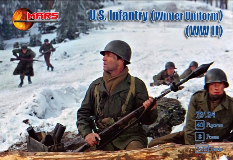 Mars MAR72124 WWII U.S. Infantry (Winter Uniform) 1/72