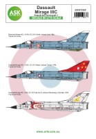 Art Scale 200-D72025 Dassault_Mirage IIIC French Air Force part 1 1/72