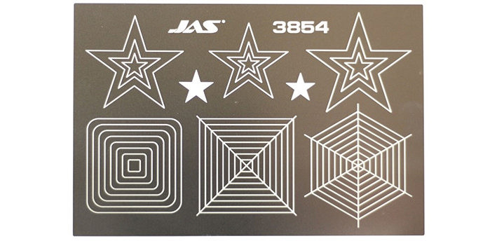 Jas 3854 Трафарет для вырезания звезд