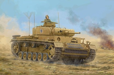 Trumpeter 00955 Немецкий средний танк Pz.Bef.Wg.Fahrgestell Pz.Kpfw.III. Ausf.J 1/16