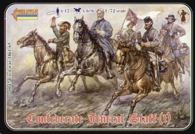 Strelets STR04772 Confederate General Staff (ACW/American Civil War) 1/72