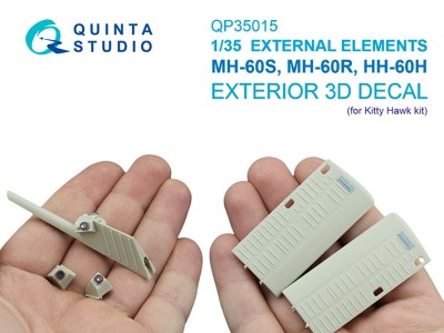 Quinta studio QP35015 Элементы экстерьера для MH-60S, MH-60R, HH-60H (Kitty Hawk) 1/35