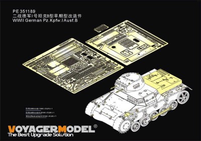 Voyager Model PE351189 WWII German Pz.Kpfw.I Ausf.B (TAKOM 2145) 1/35
