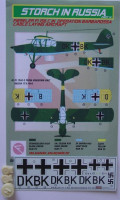 Kora Model DEC72158 Fiesler Fi-156C in Russia - Part IV. декали декали 1/72