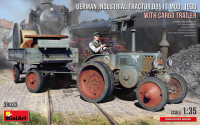 Miniart 38033 German Tractor D8511 Mod.1936 & Cargo Trailer 1/35