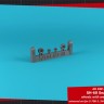 Armory ARAW14306 Sikorsky SH-60 SeaHawk wheels with weighted tires/tyres 1/144