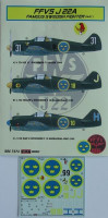 Kora Model DEC7273 FFVS J 22A (Sweden) Part I. декали декали 1/72