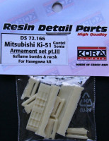 Kora Model DS72166 Mitsubishi Ki-51 Guntei/Sonia - Armament III. 1/72
