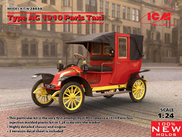 ICM 24030 Парижское такси модели AG 1910 г. 1/24