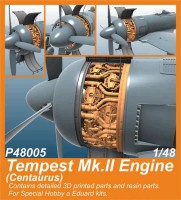 CMK P48005 Tempest Mk.II Engine (Centaurus) 3D Printed 1/48