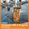 CMK P48005 Tempest Mk.II Engine (Centaurus) 3D Printed 1/48