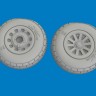 Eduard 672442 BRASSIN P-51D wheels block tread (ARMA H.) 1/72